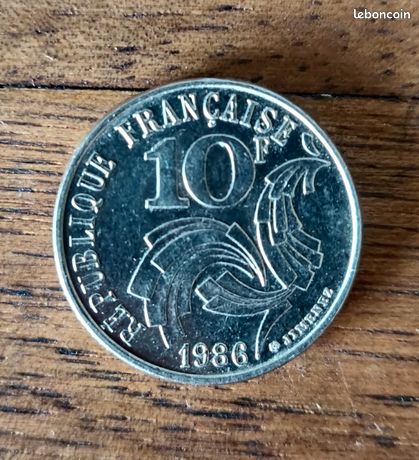10 FRANCS JIMENEZ - 1986 - Pièce de monnaie en Nickel // TTB