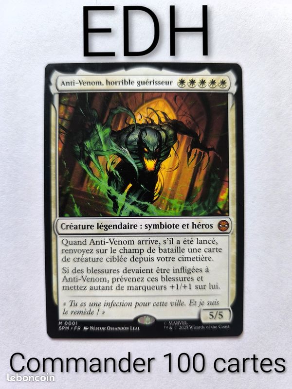 anti venom mtg commander deck Magic the Gathering - Anti-Venom, Horrifying Healer Anti-Venom, Horrifying Healer Commander Deck