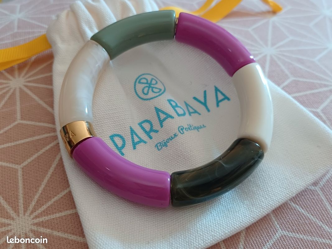 Bracelet multicolore Parabaya avec son pochon offert (image 2)