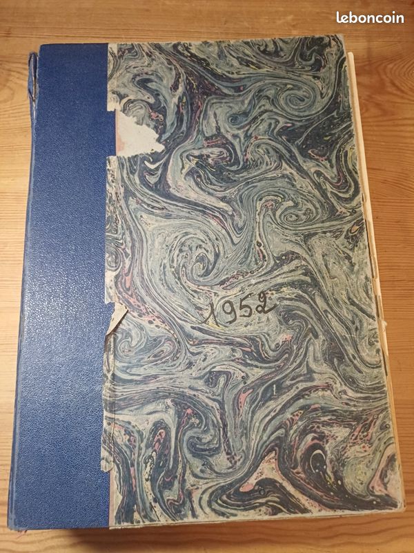 Lot année 1952 hebdomadaire pour la jeunesse Bayard Album relié 52 n° 266-317 (image 8)