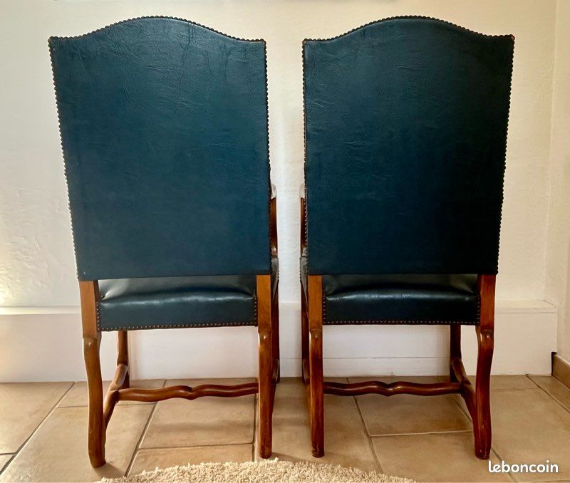 Paire de fauteuils style Louis XIII (image 10)