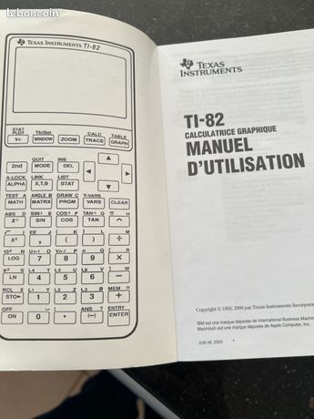 Calculatrice Texas Instrument TI-82 Graphique Vintage 1993 – Très Bon état