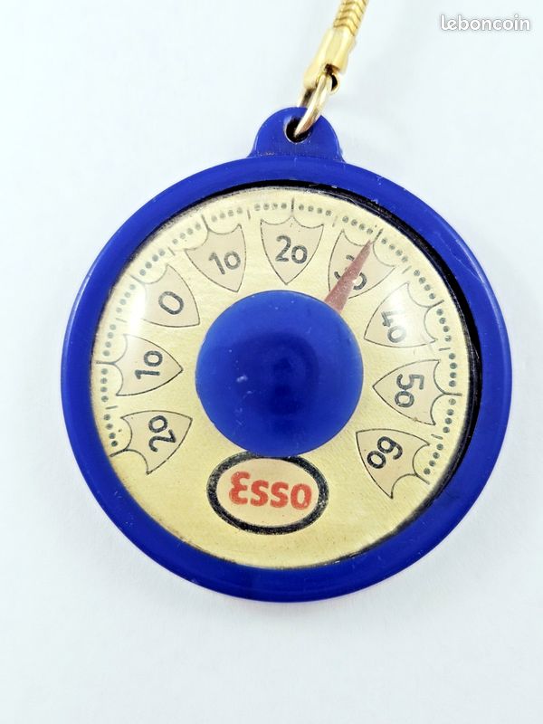 Porte-clés Vintage JO Moscou 1980 – Avec Thermomètre, Souvenir URSS