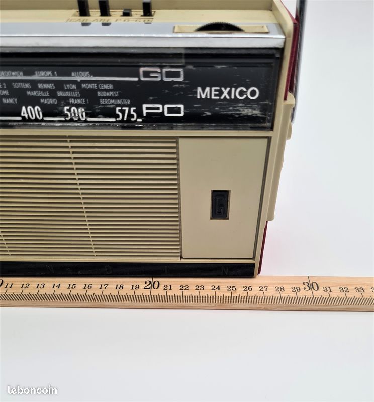 Ancienne Radio Vintage Transistor MEXICO, décoration vintage, collection - A16 (image 8)