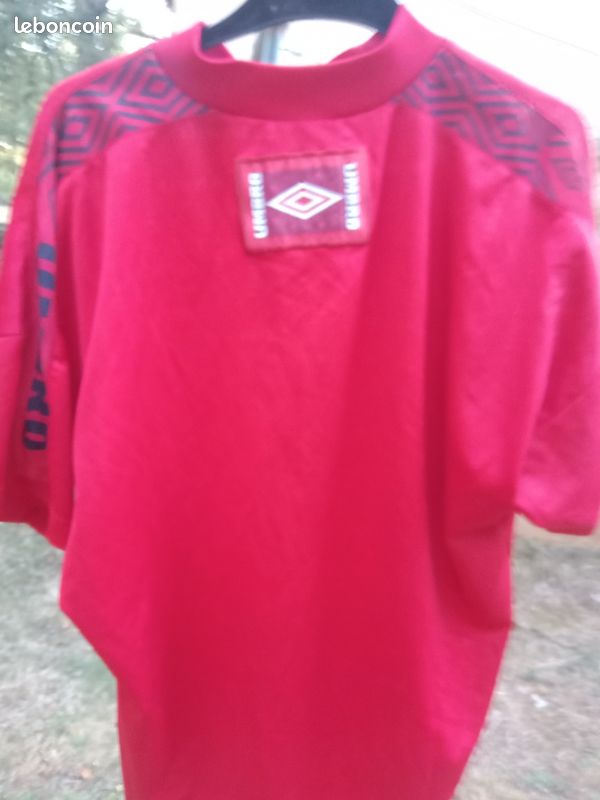 VINTAGE* MAGNIFIQUE Maillot de FOOTBALL du club anglais de MANCHESTER UNITED Années 2000 (Maillot porté) AFFAIRE À NE PAS RATER TRÈS RARE (image 6)