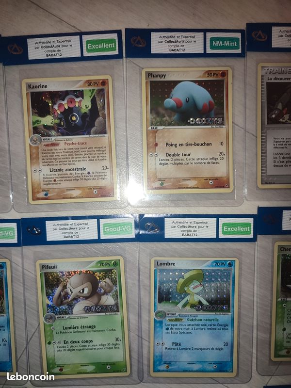 Cartes Pokémon ex Deoxys pré gradées (image 3)