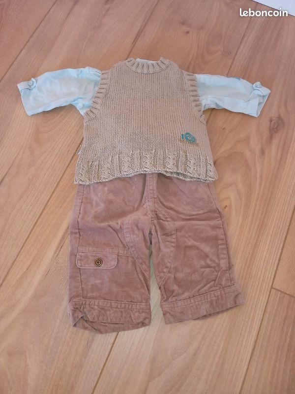 Lot de vêtements bébé taille 1/3 mois (image 4)