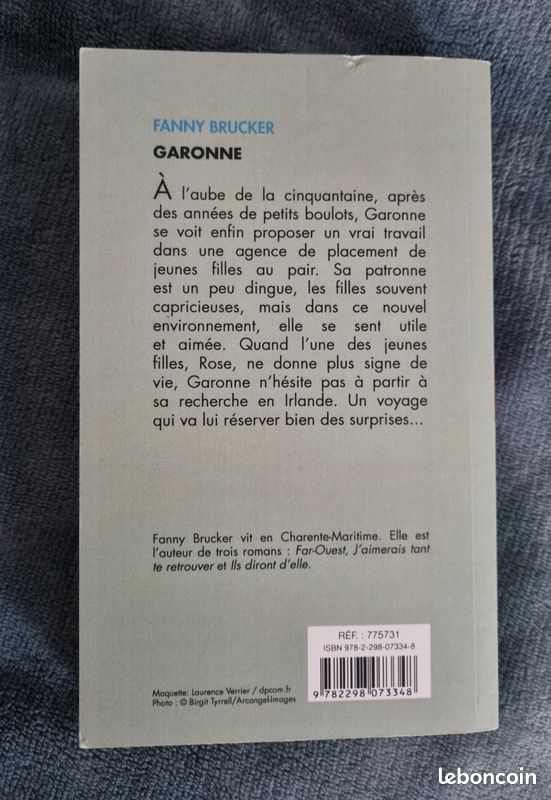 Livre de poche Garonne de Fanny Brucker (image 3)