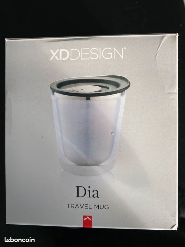 Mug de voyage neuf design isolant en inox (image 1)