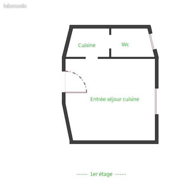 Appartement 1 pièce 14 m² · à Paris · 14 m² · 89 000 €