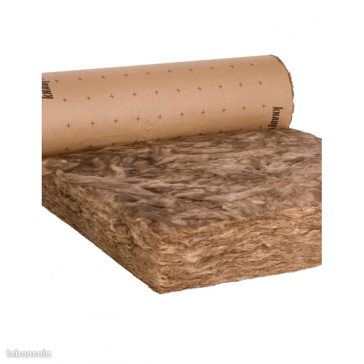 TI 212 Rouleau Laine de Verre Revêtue Kraft Ep. 100MM R 2,50 Rouleau de 10,80m² (image 2)