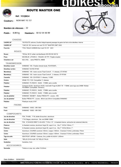 Velo homme qbikes (image 4)