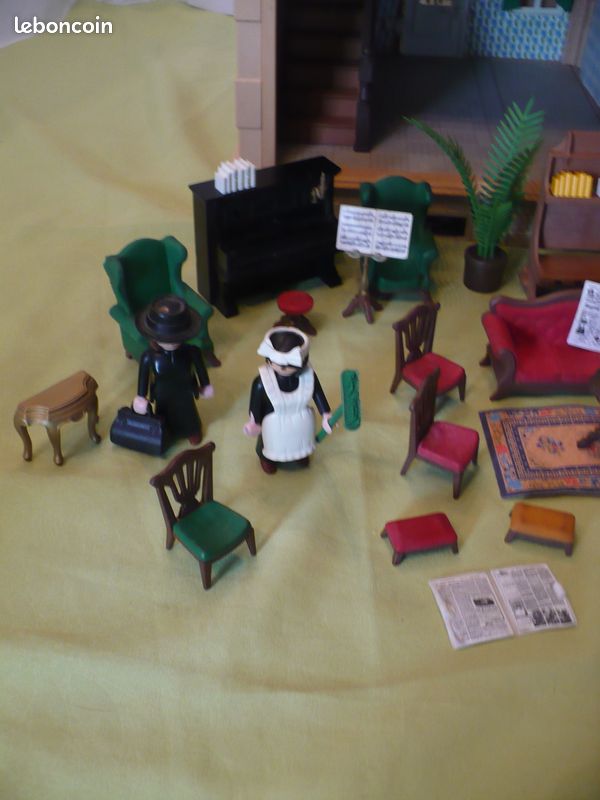 Playmobil Voiture Tacot Belle &eacute;poque Victorienne 1900 Lot Rare