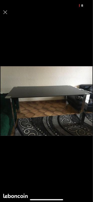 Table en verre salon salle a manger (image 1)