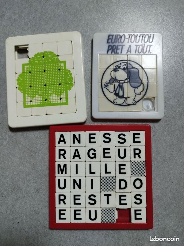 Lot de 3 puzzles coulissants (image 1)