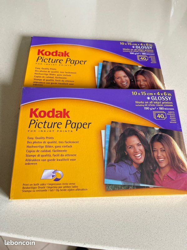 Papier photo Glossy pour imprimante (image 1)