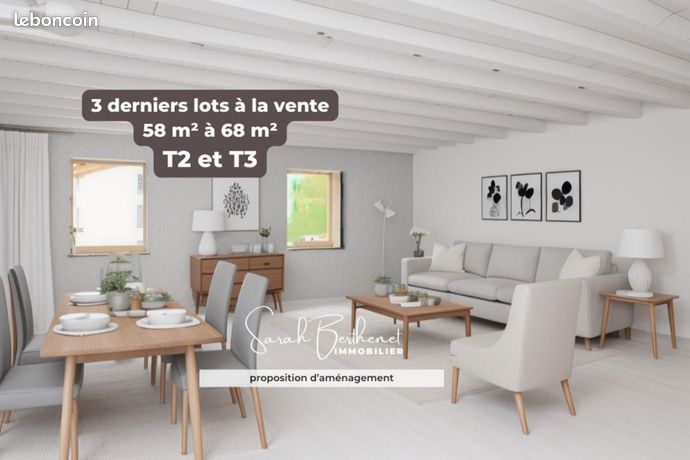Appartement 3 pièces 57 m²