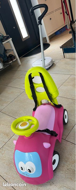 Smoby Toys Balade Porteur Smoby Maestro Rose Porteur Maestro