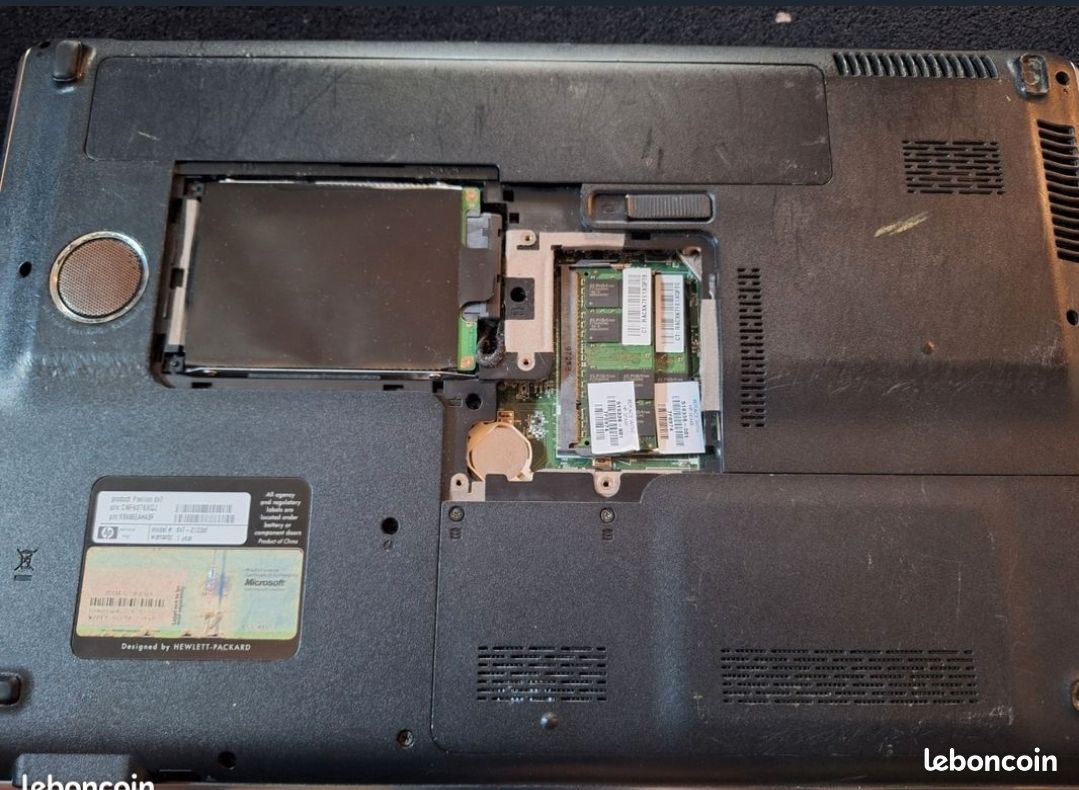 Lot De Pièces Pour HP Pavilion DV7 - Ventirad Et Repose-main, Occasion En Bon état