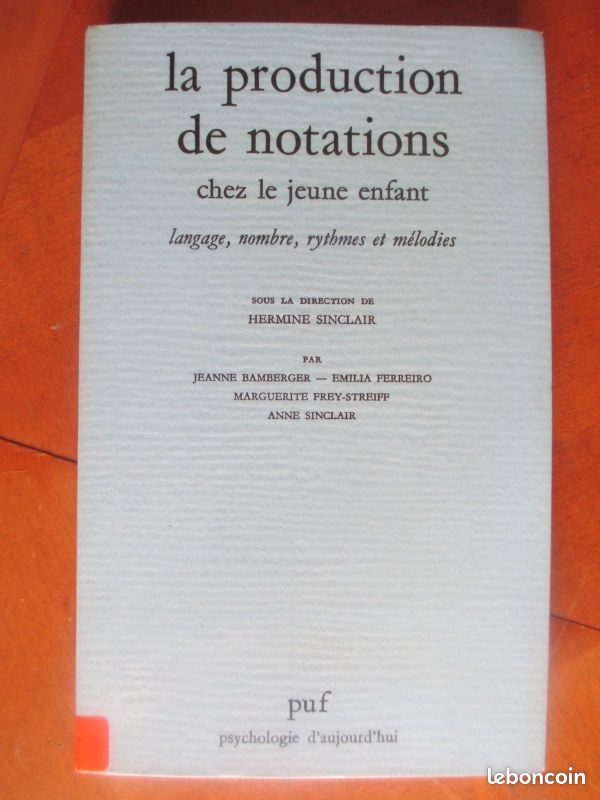 LA PRODUCTION de NOTATIONS CHEZ LE JEUNE ENFANT - (image 1)