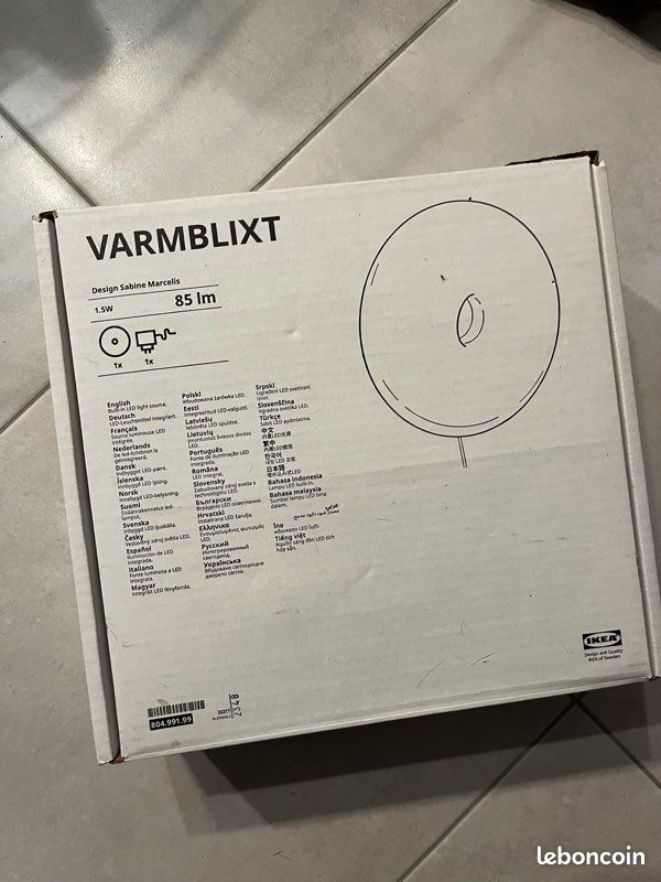 Lampe Donut VARMBLIXT IKEA (image 3)