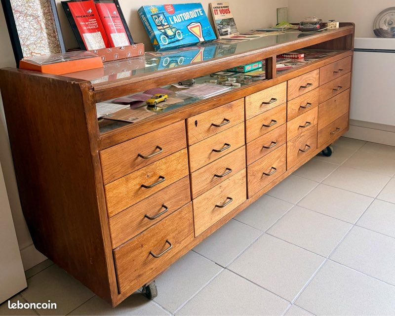 Meuble de métier / Comptoir vintage (image 1)