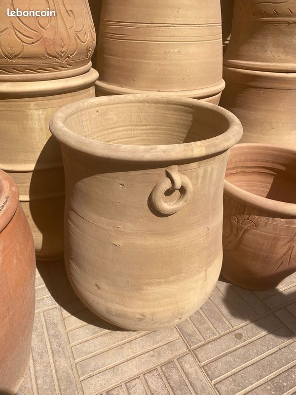 Grand Pot en Terre Cuite XXL origine Maroc (image 1)