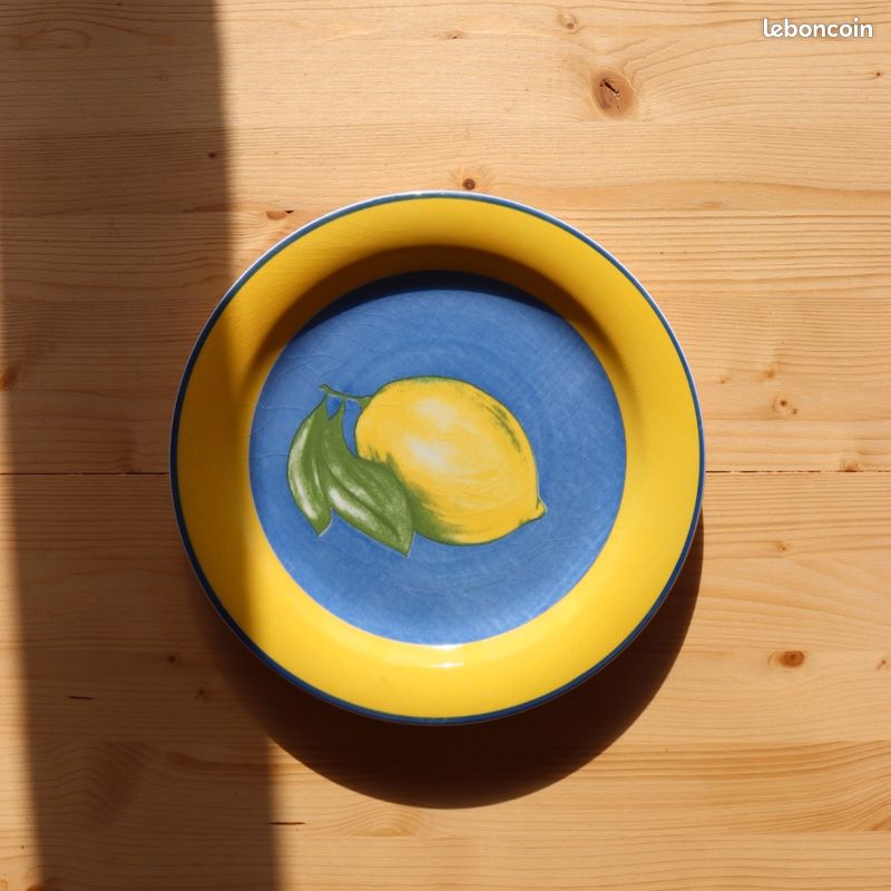 Assiette citron Quadrifoglio (image 1)