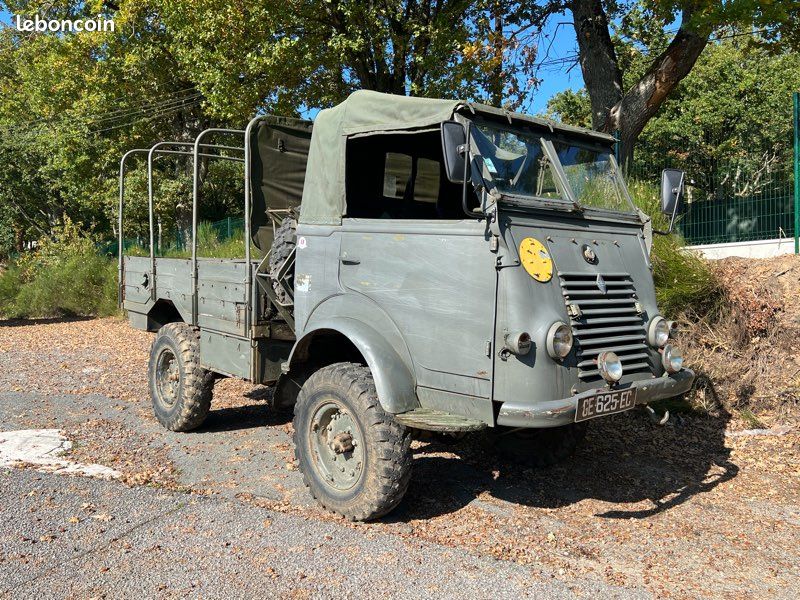Renault 1000 kg PTT avec remorque 1956 - Les Petites Renault