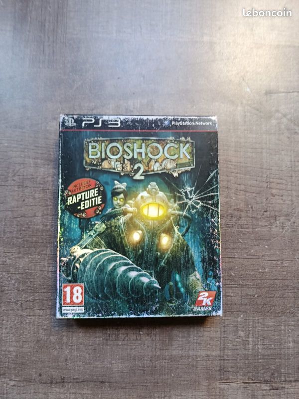 Jeu PS3 BioShock 2 Edition Rapture - Bon état, Complet