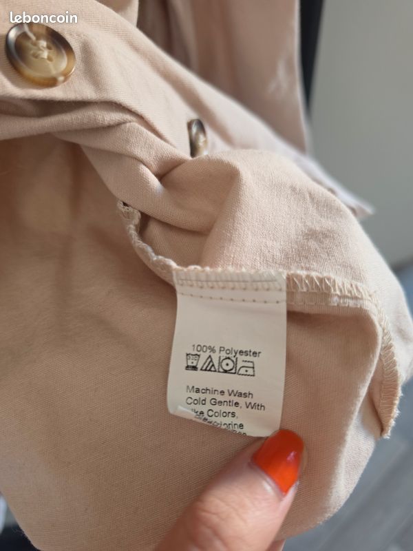 Surchemise rose poudré M (image 6)