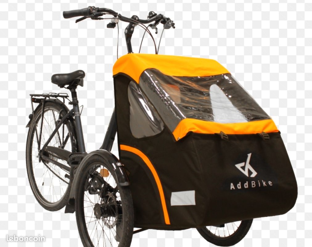 Addbike Velo Cargo Places Cargo Remorque Addbike Velo Vélos