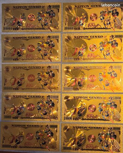 Lot de 10 Billets du manga Sailor Moon (image 2)