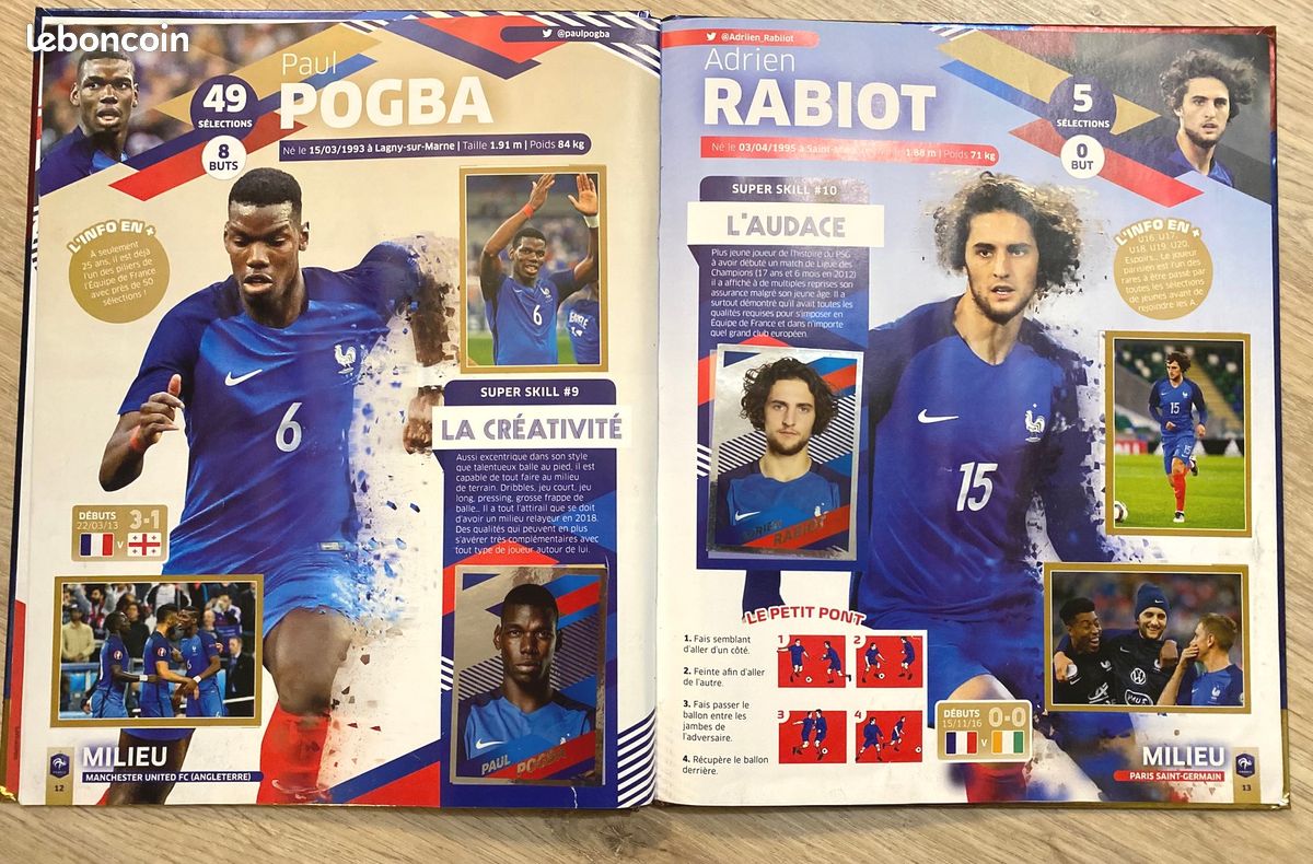 Album Panini Equipe De France + Set Complet Stickers - NEUF - Mbappé X 3 - Italie