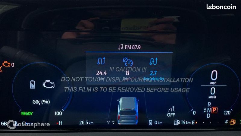 Ford Tourneo Custom 340 L1H1 2.5 Duratec 232ch Hybride rechargeable Titanium CVT (image 10)