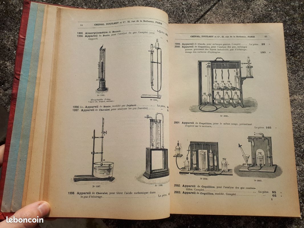 Ancien Appareil Scientifique à Gaz à Identifier - Occasion - Pièce De Collection