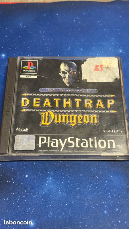 Deathtrap Dungeon – PS1 (PAL, 1998) – Complet Avec Manuel Et Bestiaire (testé, Fonctionne)