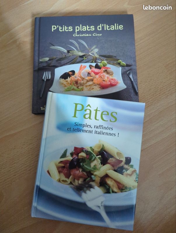 Lot de deux livres de recettes italiennes (image 1)