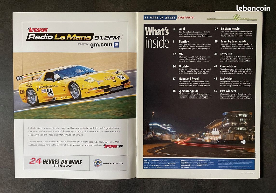 24 HEURES DU MANS 2002. 9782847070071 Libro Motor