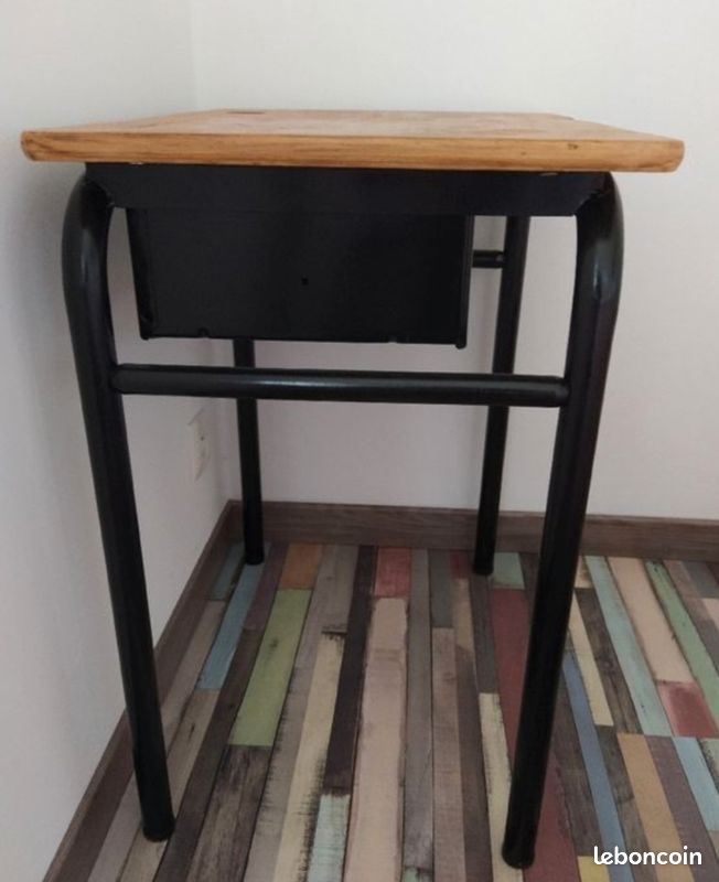 Bureau vintage écolier (image 3)