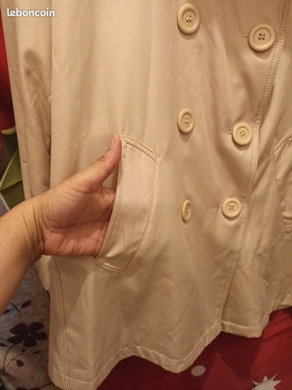 Veste trench t 48 /50 neuf mengdiou (image 3)