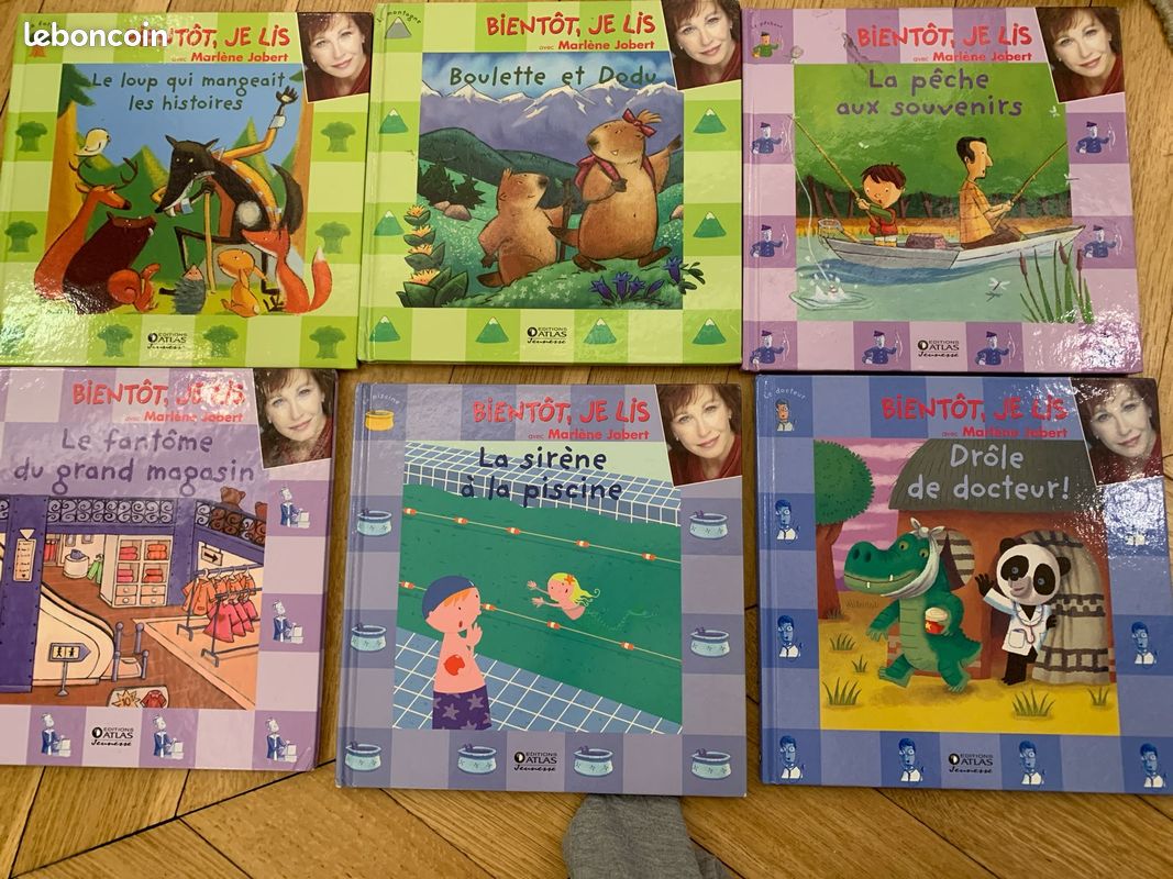 Collection 26 livres CD Bientôt je lis Marlène Jobert - Collection
