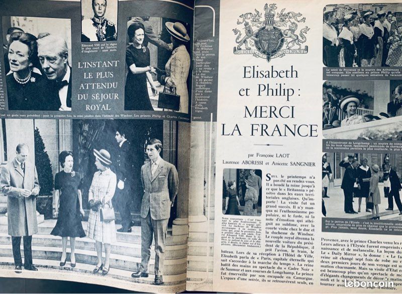 Charles et Elisabeth en visite officielle en France Point de vue images mai 1972 (image 3)