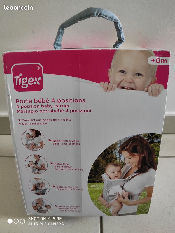 Porte Bebe Et Echarpe De Portage Tigex D Occasion Annonces Equipement Bebe Leboncoin