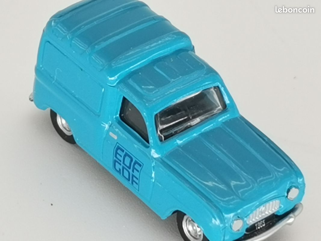 Renault 4 Fourgonnette EDF - Norev 1/43 - Bleu - Occasion