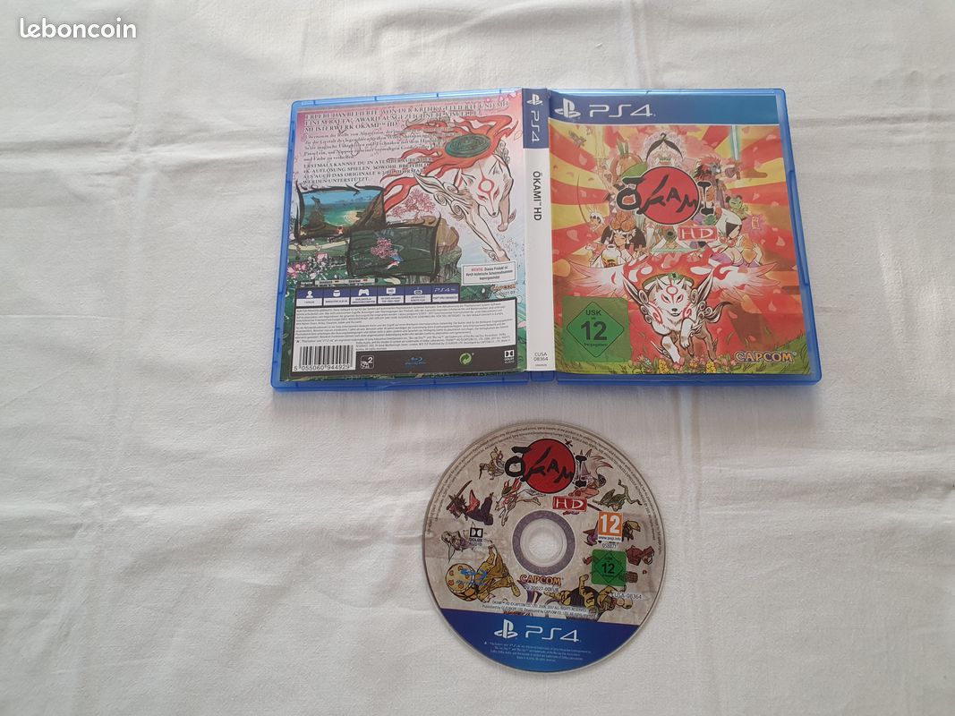 Okami HD Sur PS4 (compatible PS5) – Édition PAL, Très Bon État
