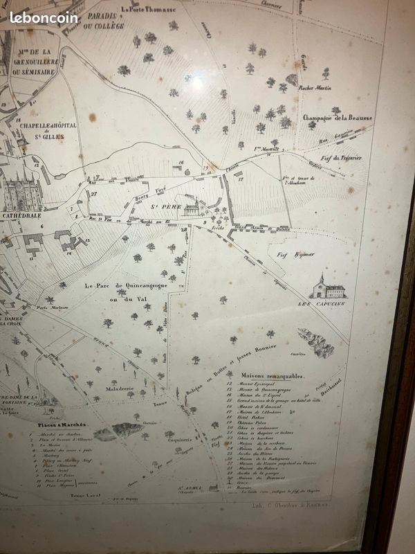 Carte ancienne de st brieuc (image 4)
