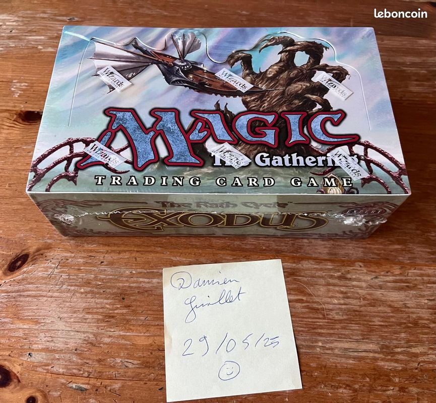MTG Exodus Exode bote de booster anglais Magic The Gathering - Collection