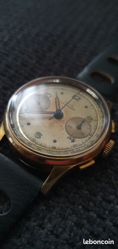 Montre chronographe suisse année 1940 (image 5)