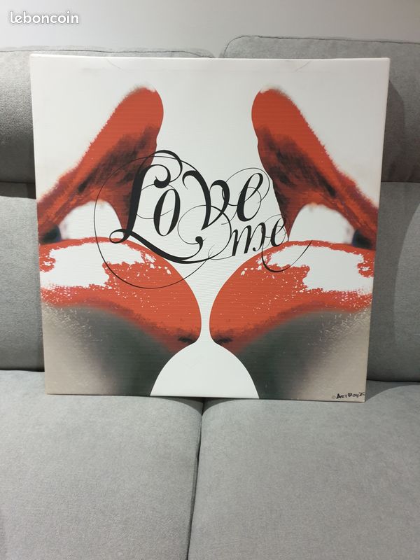 Tableau Amour bouche (image 1)